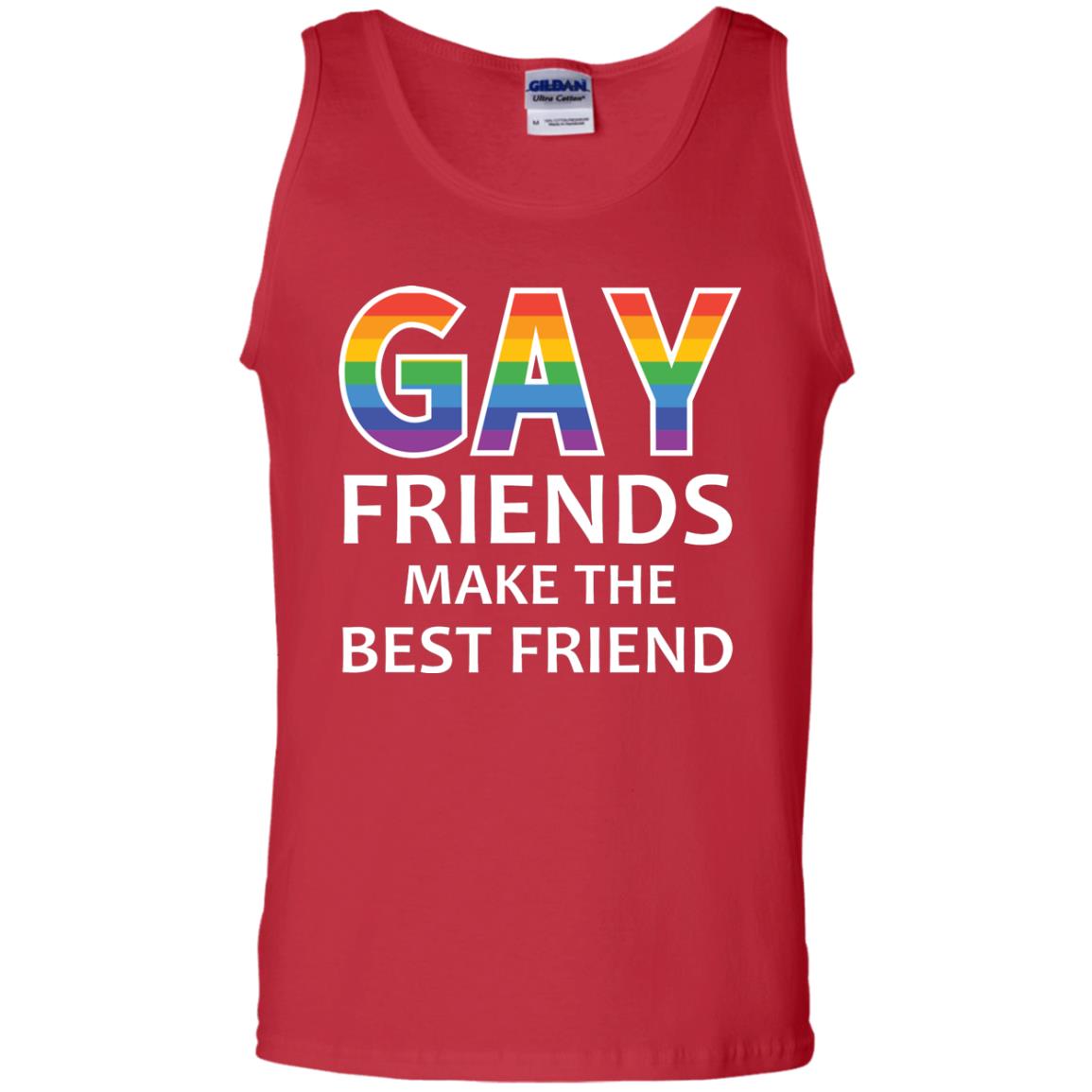Gay Friends Make The Best Friend Lgbt Shirt Red