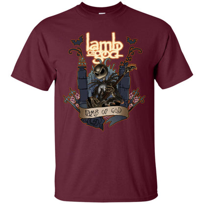 Lamb Of God The Nightmare Before Christmas Shirt Maroon