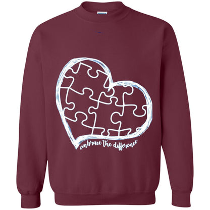 Autism Awareness Shirt Embrace Differences Maroon