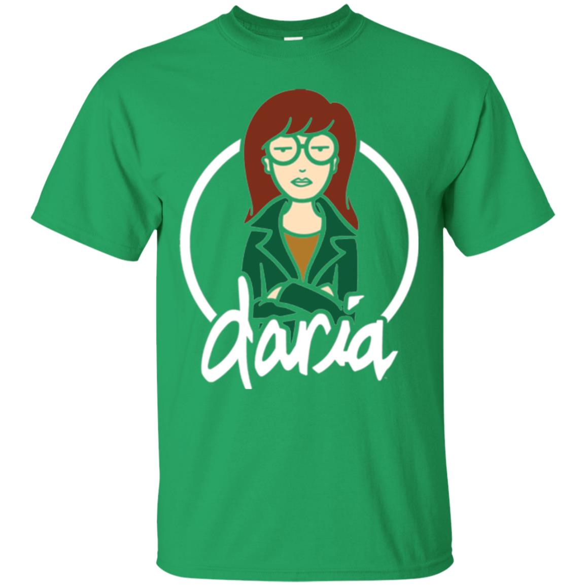 Mtv Daria T-shirt Mad At The World Irish Green