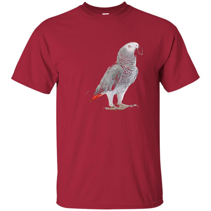 Funny African Grey Parrot Bird T-shirt Cardinal
