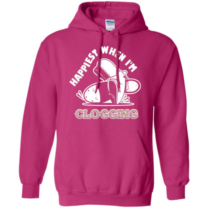 Clogger T-shirt Happiest When I'm Clogging Heliconia