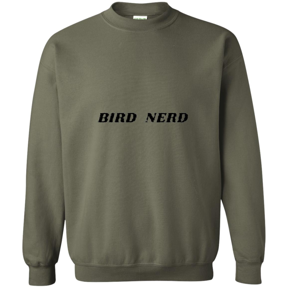 Bird Nerd Bird Watching T-shirt Military Green