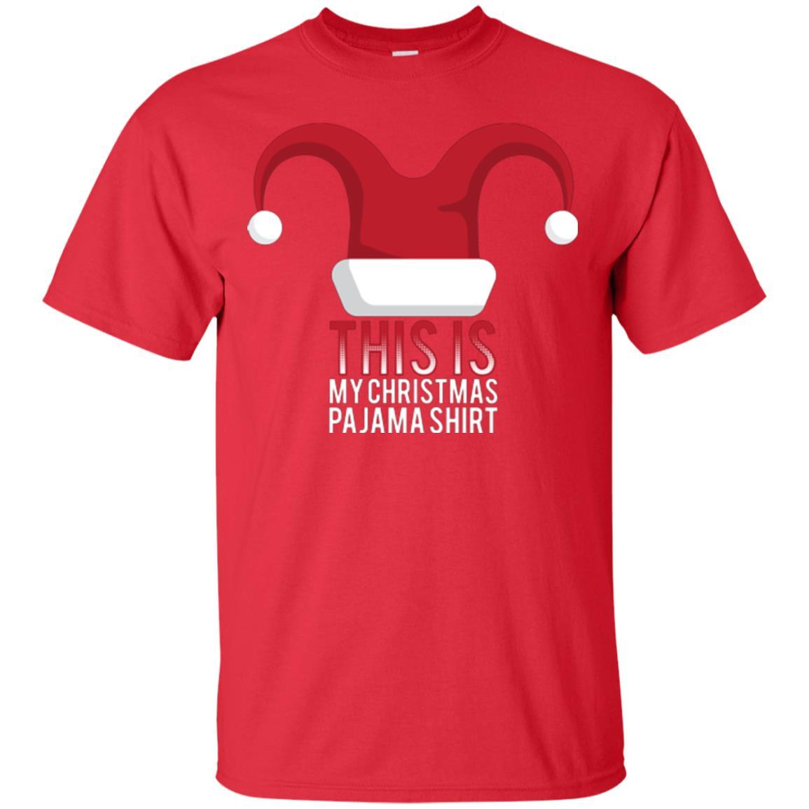 Christmas T-shirt This Is My Christmas Pajama Shirt Red