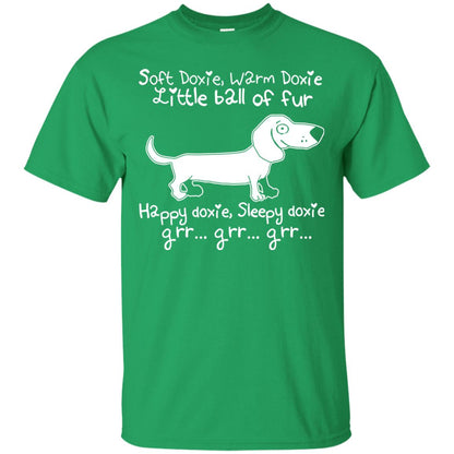 Soft Warm Happy Sleepy Doxie Little Ball Of Fur Dachshund Irish Green