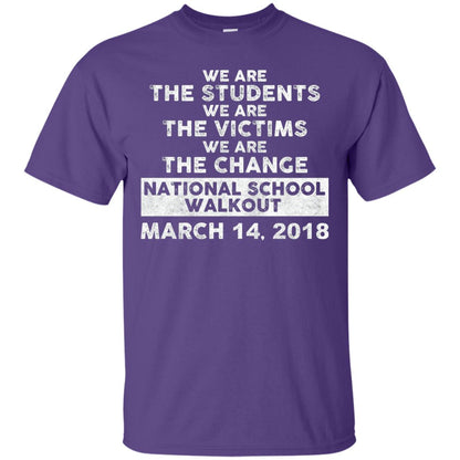 We Are The Students We Are The Victims Gun Control T-shirt Purple