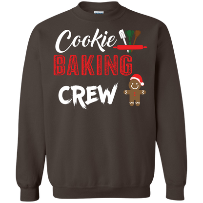 Christmas T-Shirt Cookie Baking Crew Dark Chocolate