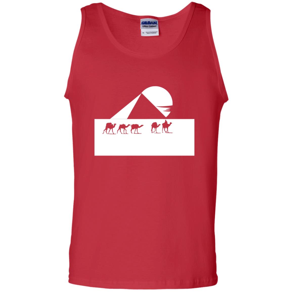 Egyptian Great Pyramid Of Giza T-shirt Red