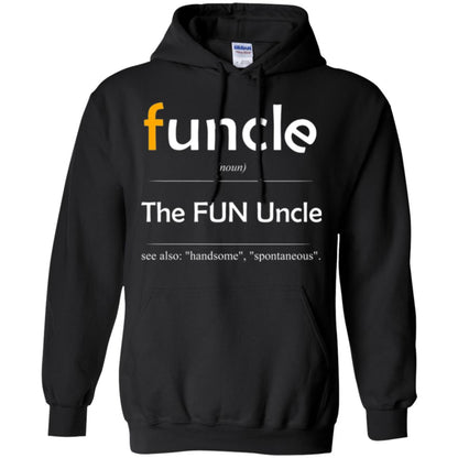 Uncle T-shirt Handsome Spontaneous Best Funny Uncle Black