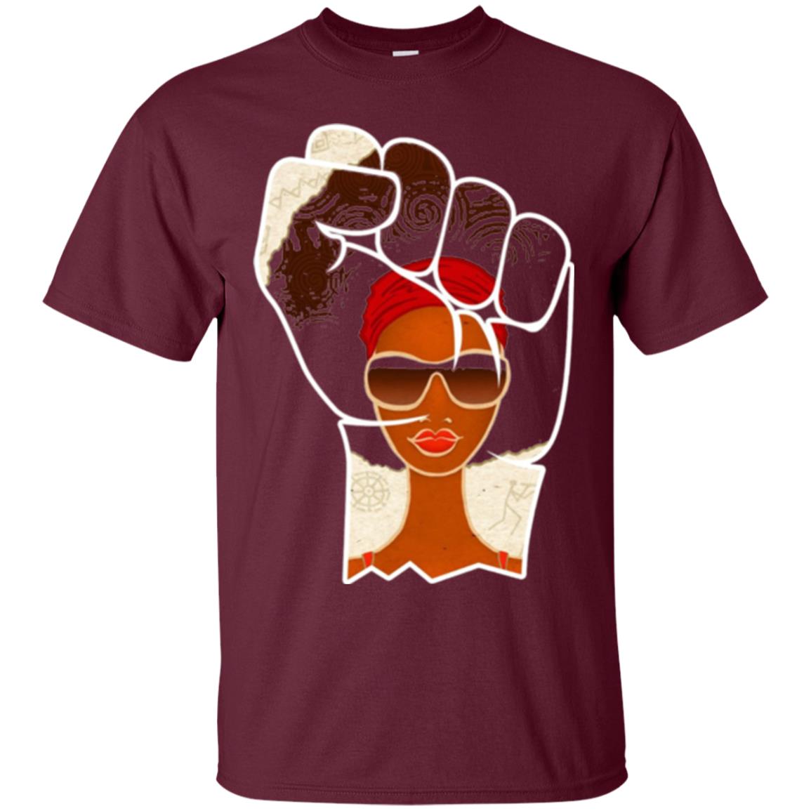 Civil Rights Black History Movement T-shirt Maroon