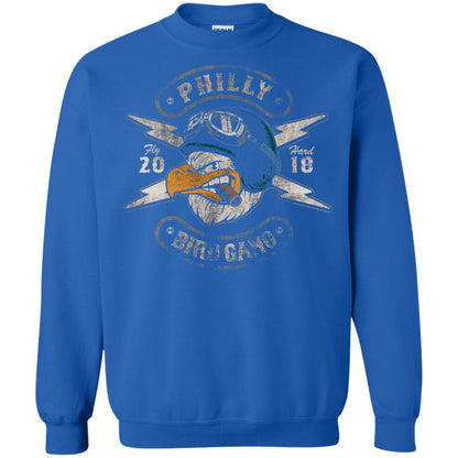 Bird Gang Eagles T-shirt Vintage Distressed Royal