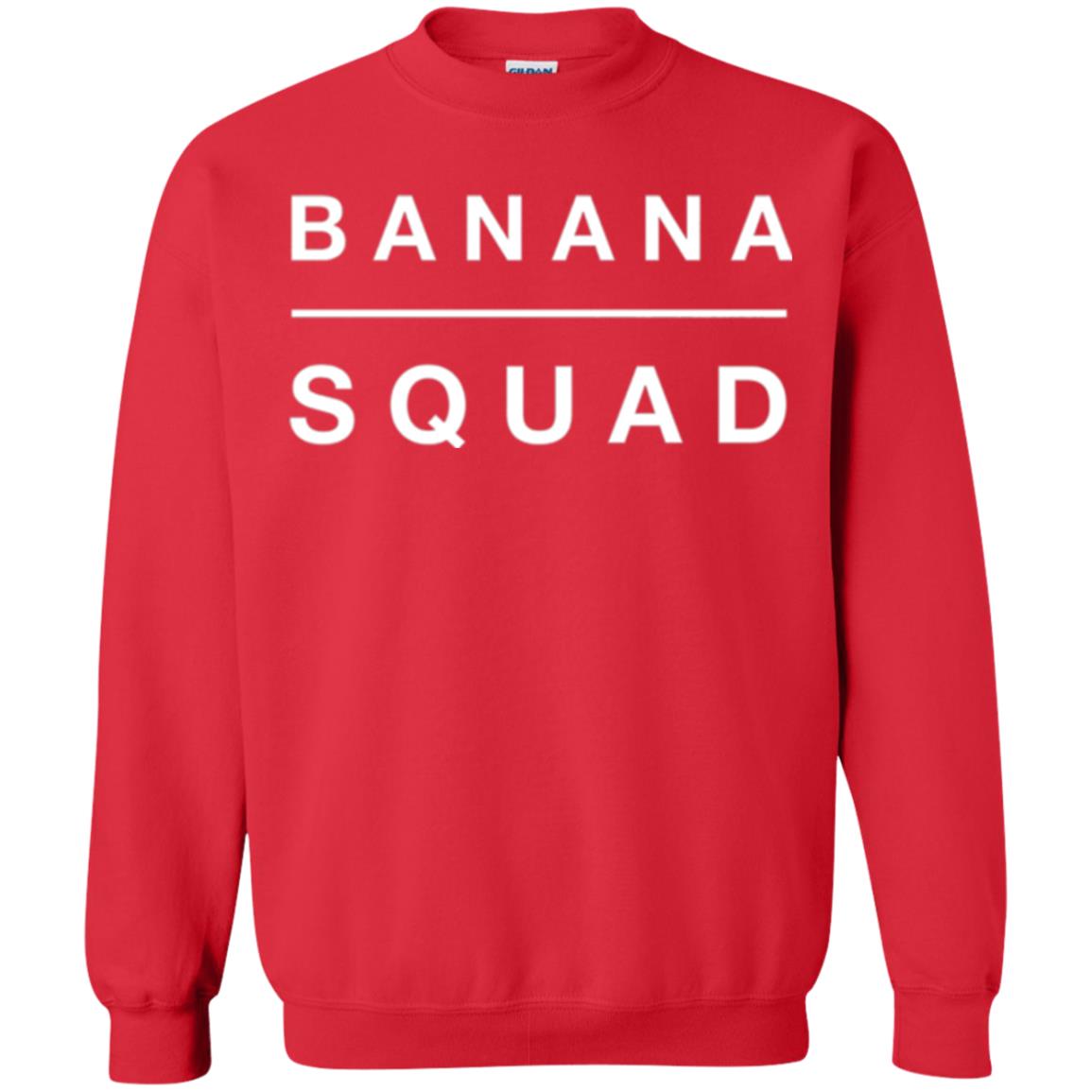 Funny Banana Squad T-shirt Red
