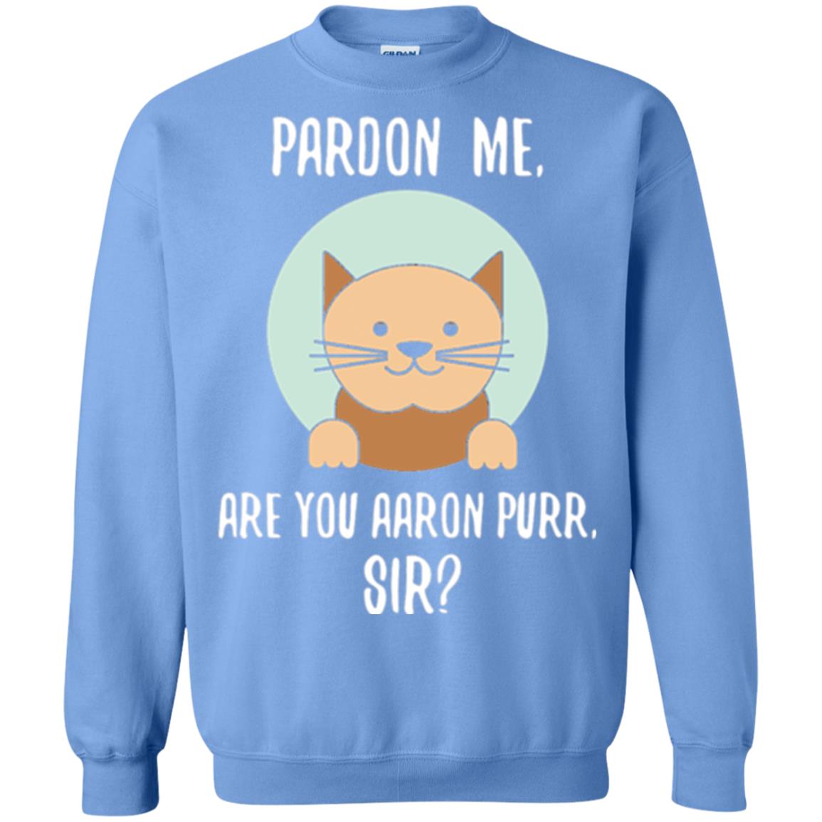 The Hamilton Cat T-shirt Pardon Me Carolina Blue