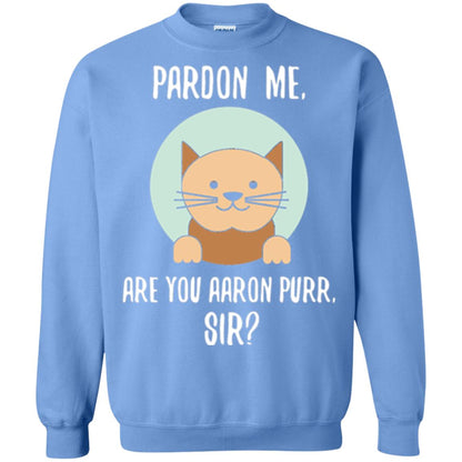 The Hamilton Cat T-shirt Pardon Me Carolina Blue