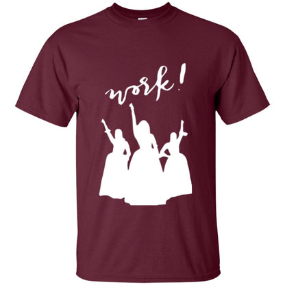 Schuyler Sisters T-shirt Work Maroon