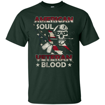 American Soul Veteran Blood Shirt Forest