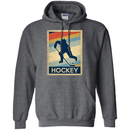 Vintage Hockey T-shirt Dark Heather