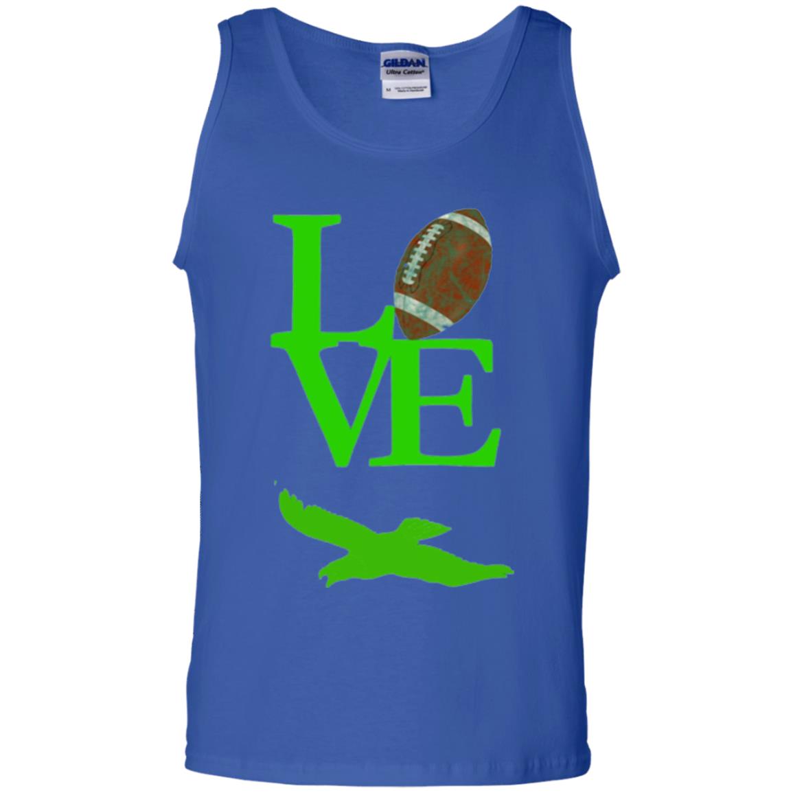 Football Lover T-shirt Love Football Flying Bird T-shirt Royal