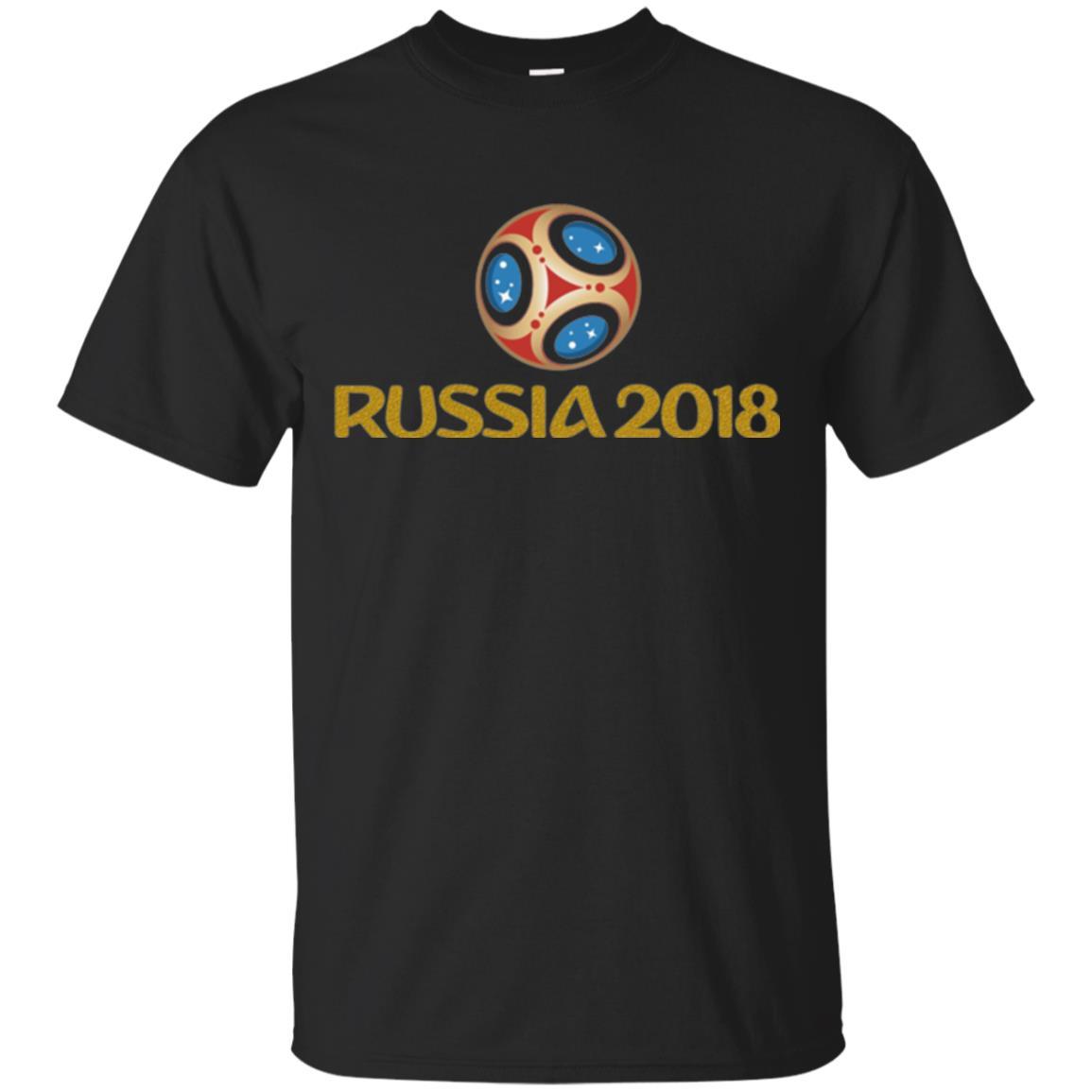Football T-shirt Russia 2018 World Cup Black