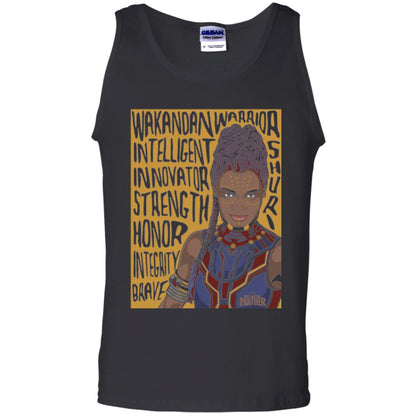 Black Panther Movie Shuri Word Art T-shirt Black
