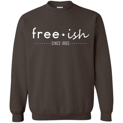 Free Ish Since 1865 Black Pride T-shirt Dark Chocolate