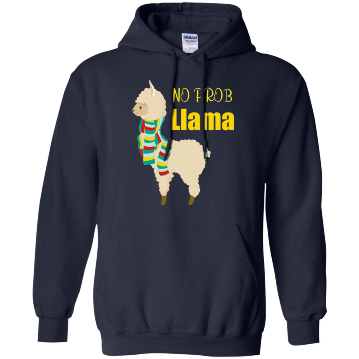 No Prob Llama T-shirt Navy
