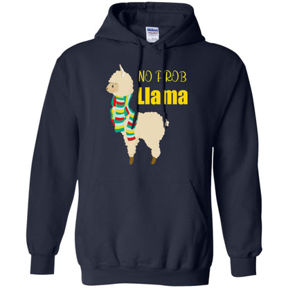 No Prob Llama T-shirt Navy