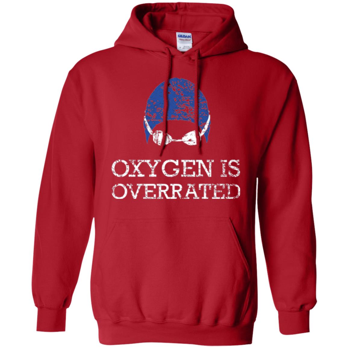 Swimming Lovers T-shirt Oxygen Is Overrated Red