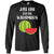 Just Here For The Watermelon Funny Summer Melon Fruit ShirtG240 Gildan LS Ultra Cotton T-Shirt