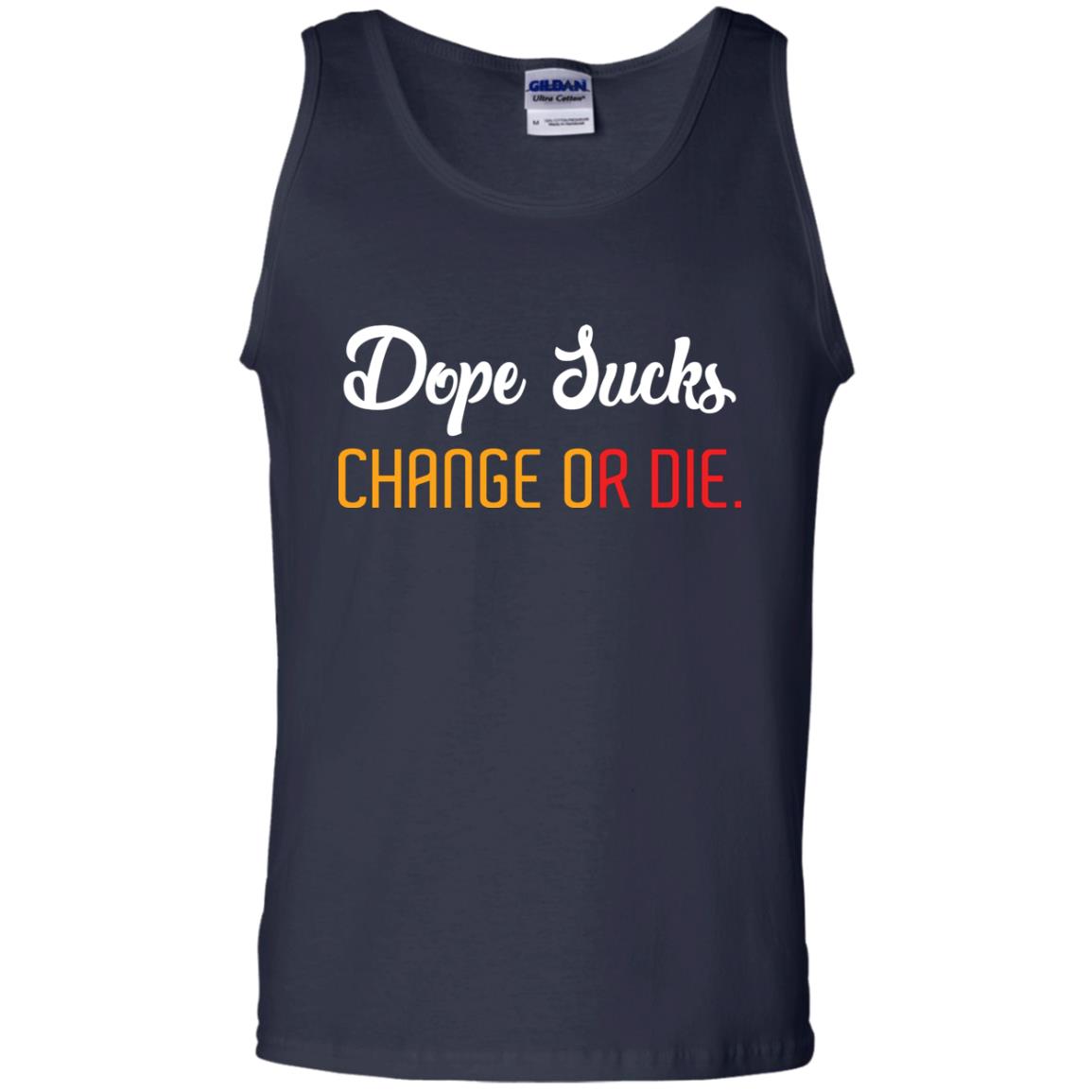 Dope Sucks Change Or Die T-shirt Navy