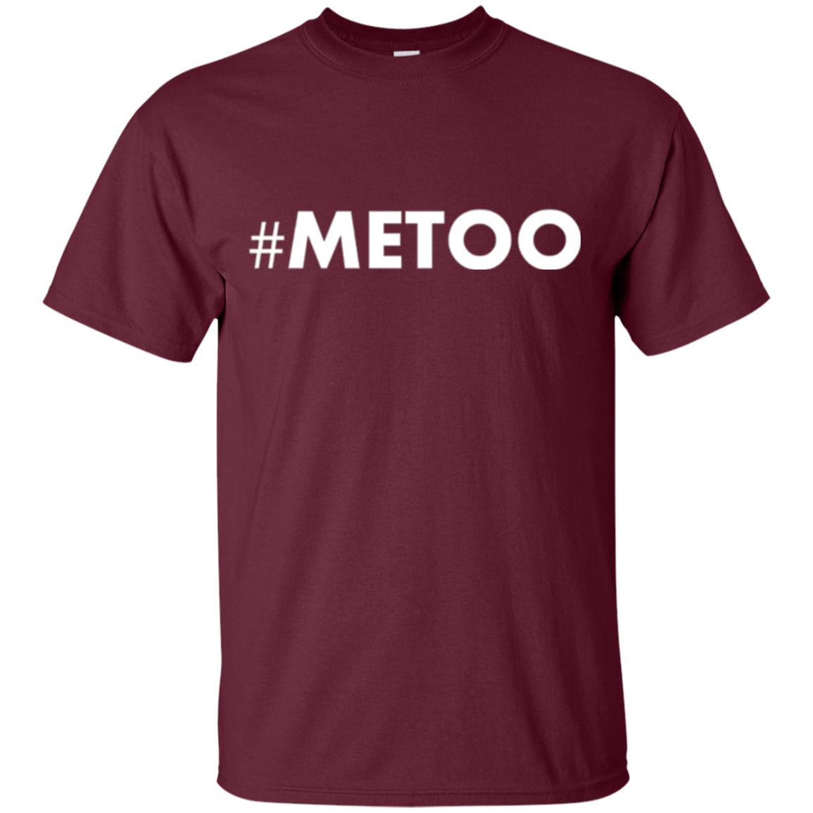 Sexual Harassment Awareness T-shirt Hashtag Me Too Maroon