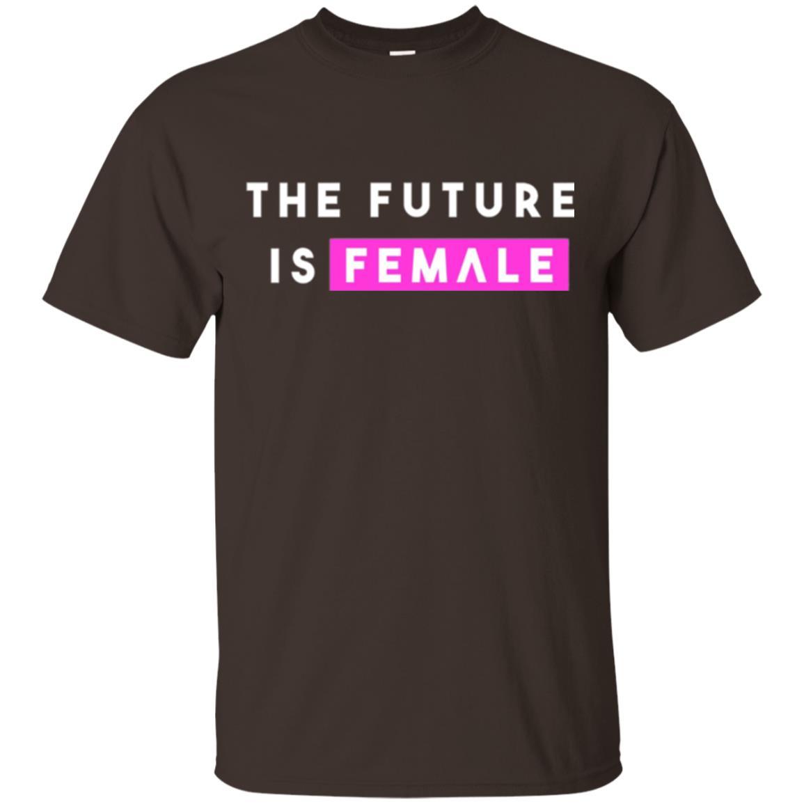 Iconic Statement T-shirt The Future Is Female T-shirt Dark Chocolate