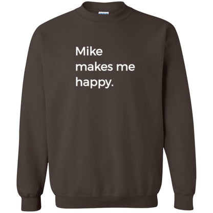 Strange Names And Things T-shirt Mike Makes Me Happy Dark Chocolate