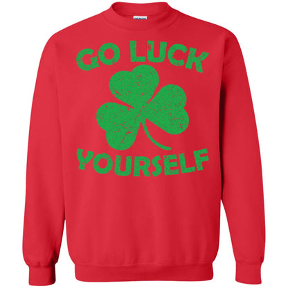 Go Luck Yourself St. Patrick_s Day T-shirt Red