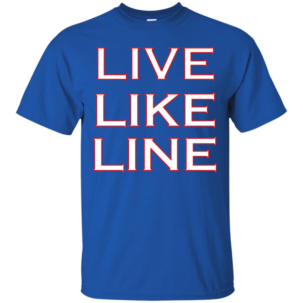 Live Like Line Volleyball Lover Shirt Royal
