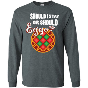 Waffle Lover T-shirt Should I Stay Or Should Eggo