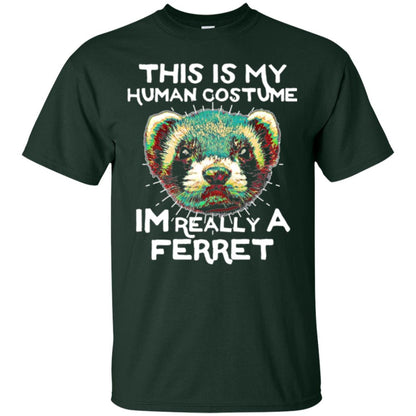 Polecat T-shirt This Is My Human Costume Im Really A Ferret Forest