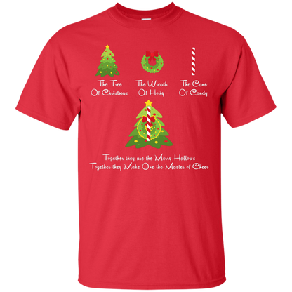 The Tree Of Christmas T-Shirt Red