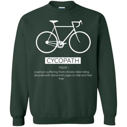 Biker T-shirt Cycopath Definition T-shirt Forest Green