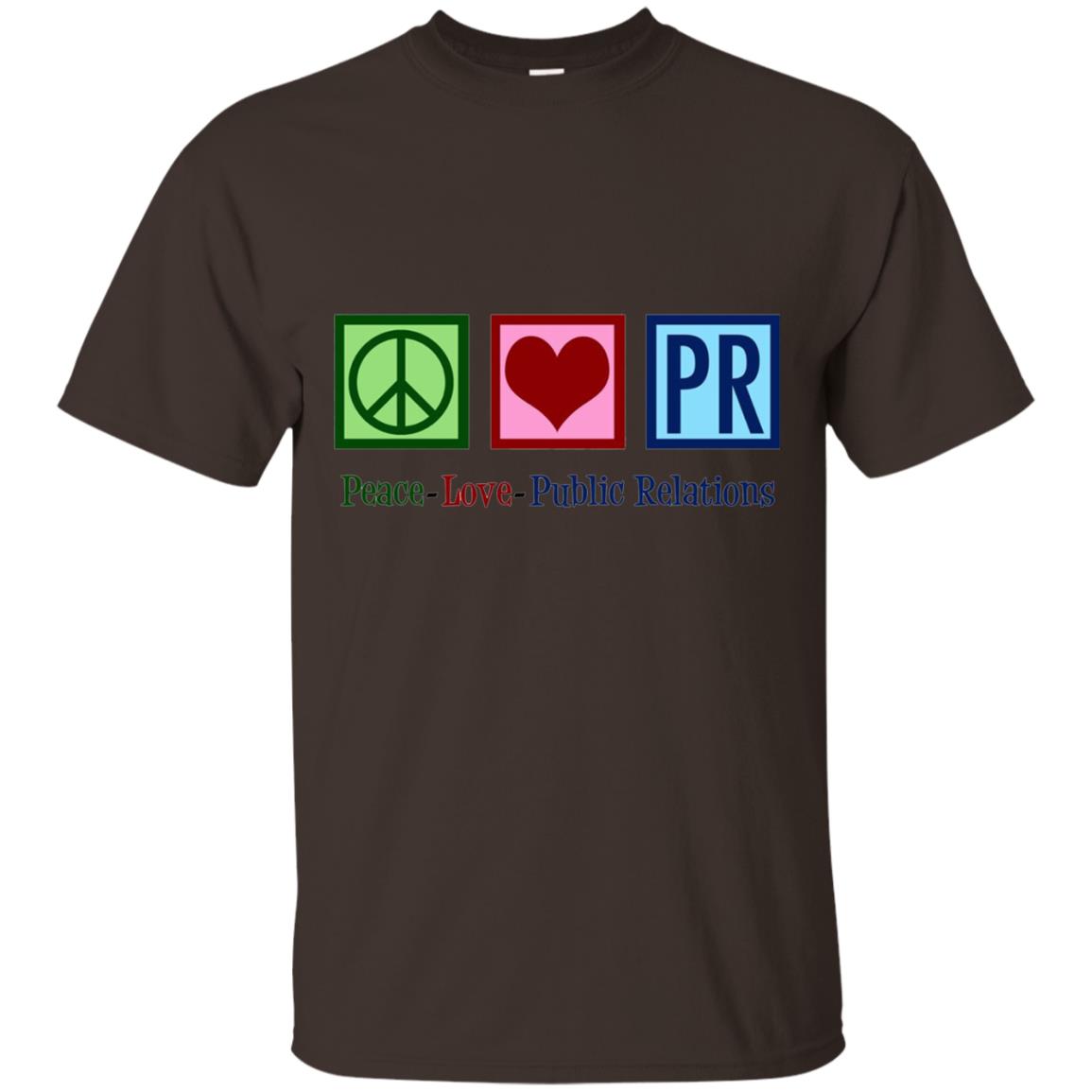 Cool Pr Public Relations T-shirt Dark Chocolate