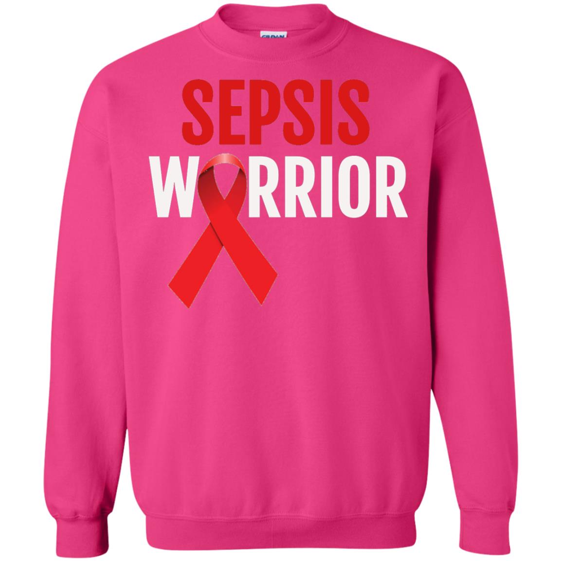 Sepsis Warrior Awareness Faith T-shirt Heliconia
