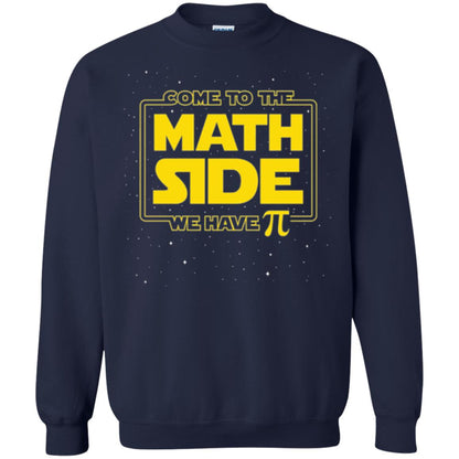 Math Lovers T-shirt Come To The Math Side We Have Pi Navy