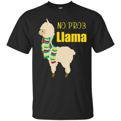 No Prob Llama T-shirt Black