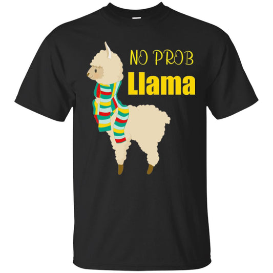 No Prob Llama T-shirt Black