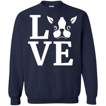 Dog Lovers T-shirt I Love My Boston Terrier Navy