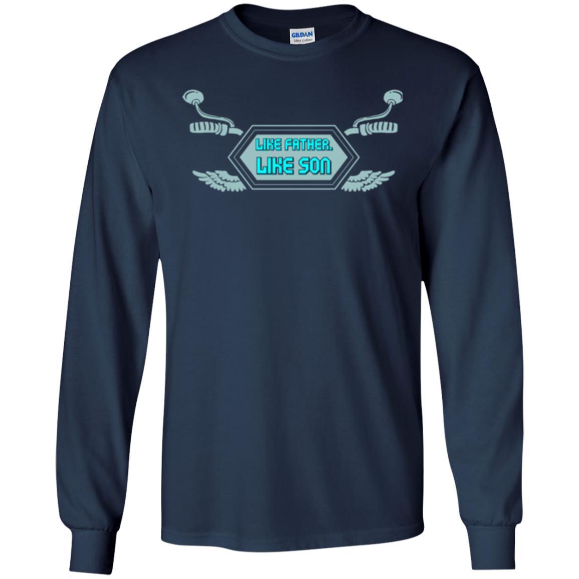 Motocross T-shirt Like Father Like Son Navy