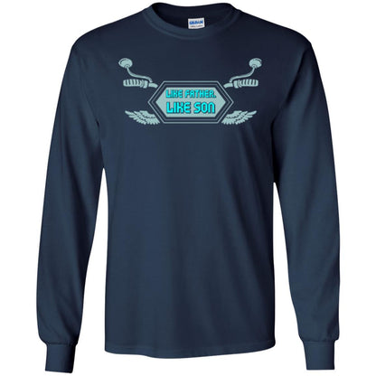 Motocross T-shirt Like Father Like Son Navy