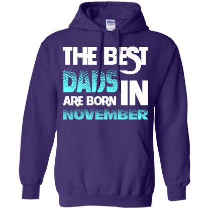 Daddy T-shirt The Best Dads Are Born In November Purple
