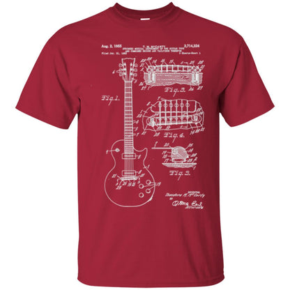 Guitar T-shirt Patent Print 1955 Cardinal
