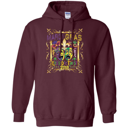 Fleur Symbol New Orleans Parade Mardi Gras T-shirt Maroon